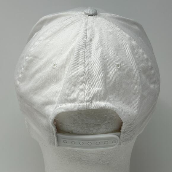 Vintage 90s Tom Addis Dodge Hat Baseball Cap Coeur d'Alene Idaho Snapback White - Picture 3 of 10